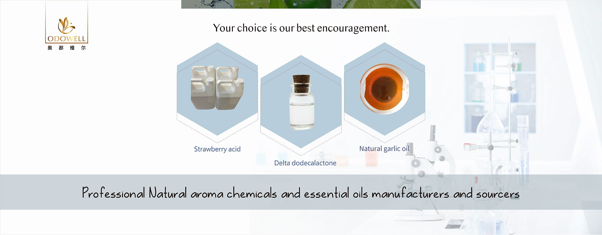 Ceimiceáin aroma Odowell