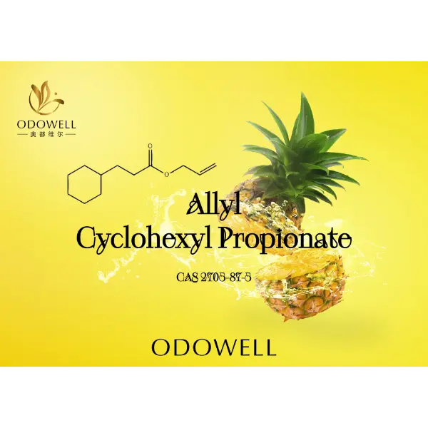 Allyl Cyclohexyl Propionate - Eistir anann ODOWELL le haghaidh Fragrances geala, buanmharthanacha