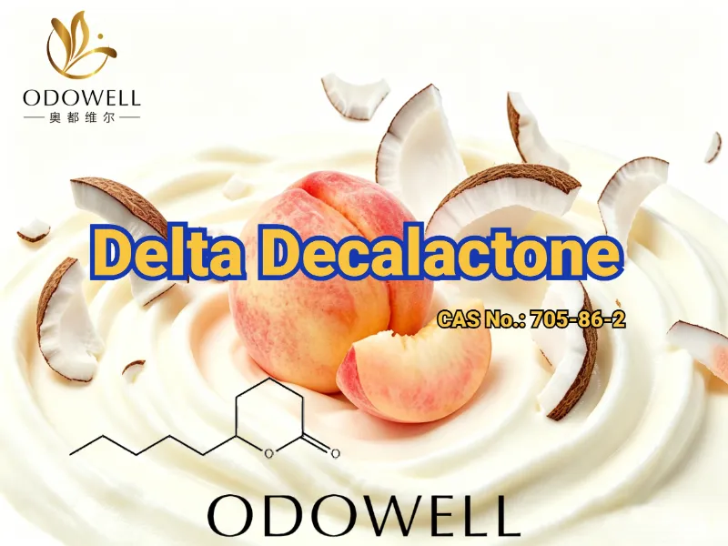 Tugann ODOWELL isteach Delta Decalactone: Lachtóin Cnó cócó Uachtar-Peach le haghaidh Gourmand agus Dearadh Cumhráin Tropical
