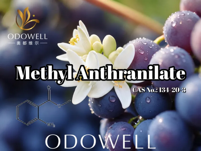 ​Molann ODOWELL Methyl Anthranilate le haghaidh Feidhmchláir Fíonchaor, Blossom Oráiste agus Neroli