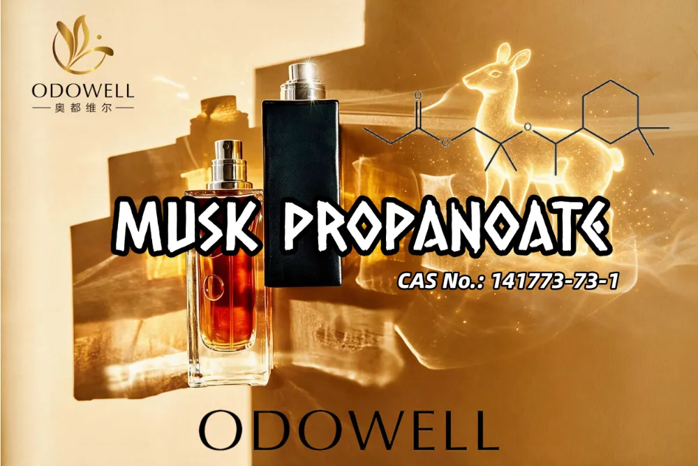 ​Molann ODOWELL Propanóáit Musc le haghaidh Feidhmchláir Nua-Aimseartha Musc agus Cumhráin Fruity-Floral