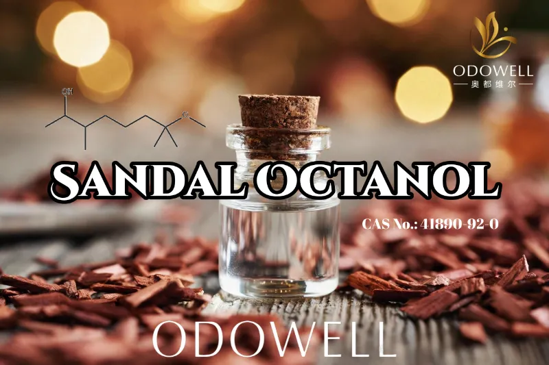 ​Molann ODOWELL Sandal Octanol le haghaidh Feidhmchláir Sandalwood Glan agus Cumhráin Floral-Woody