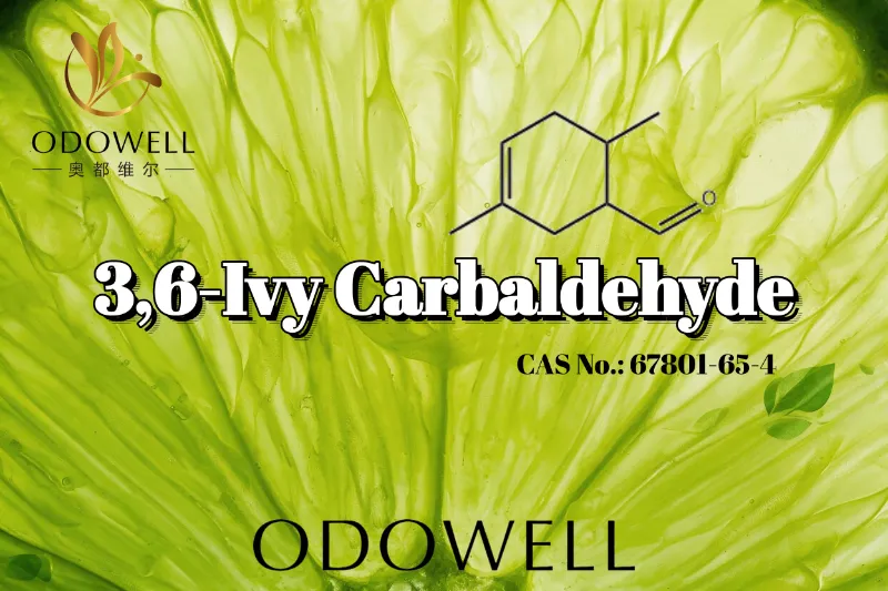 ​Molann ODOWELL 3,6-Ivy Carbaldehyde le haghaidh Feidhmchláir Chumhráin citris atá Glas agus Toirtín